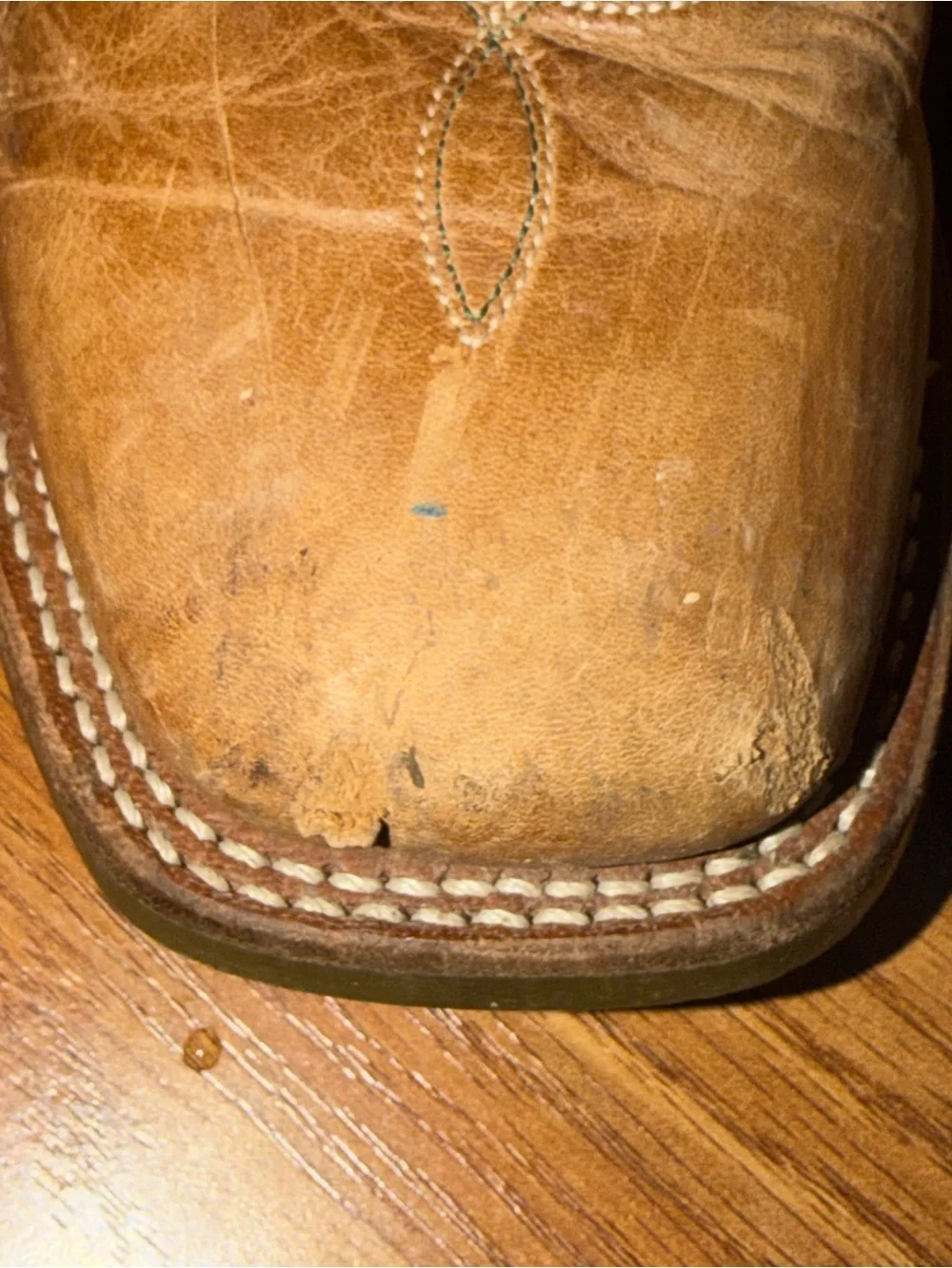 Cody James Leather Cowboy Boots Size 4 Big Kids